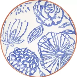 Clearance Kirklands Home Ivory and Blue Floral 16-pc. Dinnerware Set
