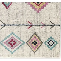 Discount Kirklands Home and Multicolor Aztec Area Rug, 8x10 Ivory