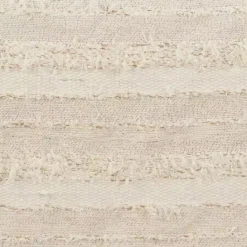 Discount Kirklands Home Ivory and Sand Textured Stripe Table Runner
