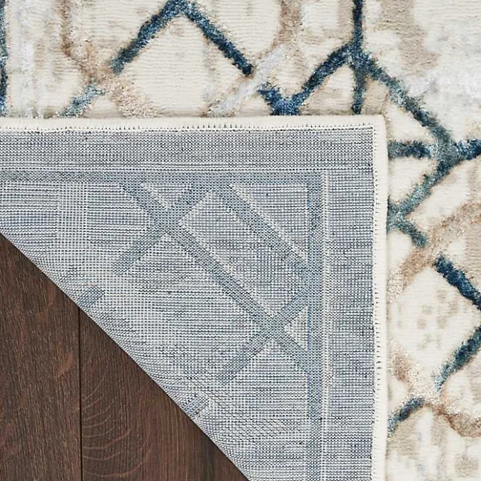 Online Kirklands Home Art Deco Bordered Area Rug, 7x9 Ivory