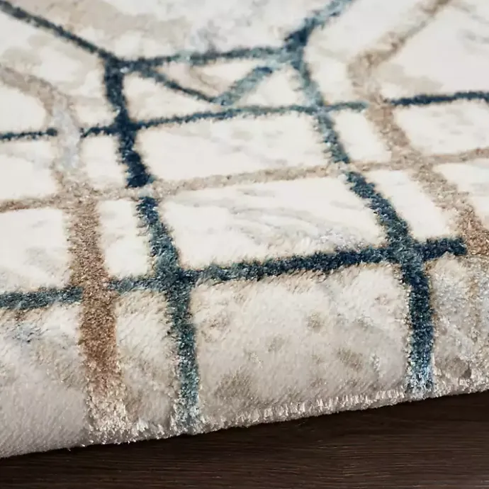 Online Kirklands Home Art Deco Bordered Area Rug, 7x9 Ivory