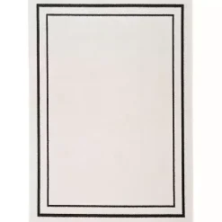 Hot Kirklands Home Bordered Indoor/Outdoor Area Rug, 6x9 Ivory