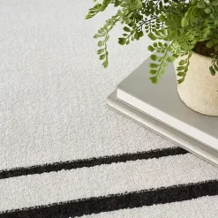 Hot Kirklands Home Bordered Indoor/Outdoor Area Rug, 6x9 Ivory