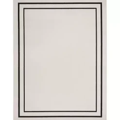 Online Kirklands Home Bordered Indoor/Outdoor Area Rug, 8x10 Ivory