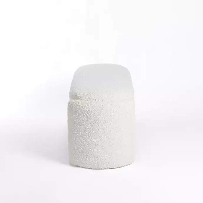 New Kirklands Home Boucle Storage Bench Ivory