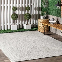 Best Kirklands Home Braided Lefebvre Area Rug, 12x15 Ivory