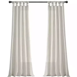 Hot Kirklands Home Burlap Knotted Curtain Panel Set, 108 in. Ivory