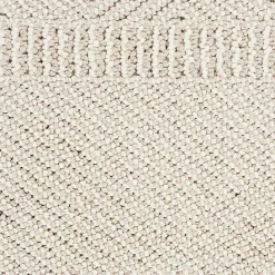 Hot Kirklands Home Chevron Diamond Tasseled Area Rug, 7x10 Ivory