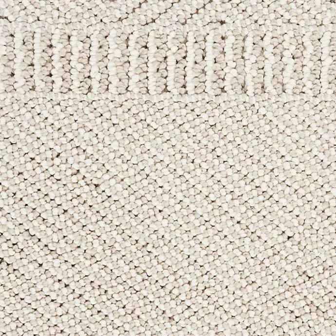 Hot Kirklands Home Chevron Diamond Tasseled Area Rug, 5x7 Ivory