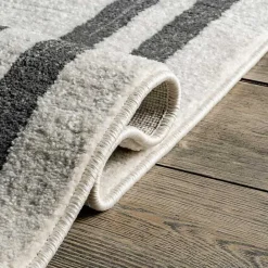 Kirklands Home Ivory Classic Border Area Rug, 5x7