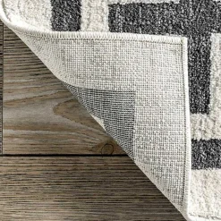Kirklands Home Ivory Classic Border Area Rug, 5x7