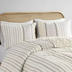 Best Kirklands Home Cotton Tufted King 3-pc. Comforter Set Ivory