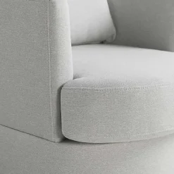 New Kirklands Home Ivory Elmhurst Swivel Accent Chair White