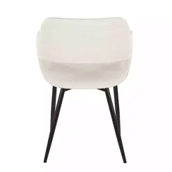 Discount Kirklands Home Faux Leather Marge Dining Chairs, Set of 2 Ivory