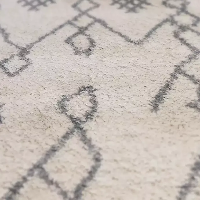 Kirklands Home Geometric Area Rug, 5x8 Ivory