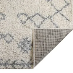 Kirklands Home Geometric Area Rug, 5x8 Ivory