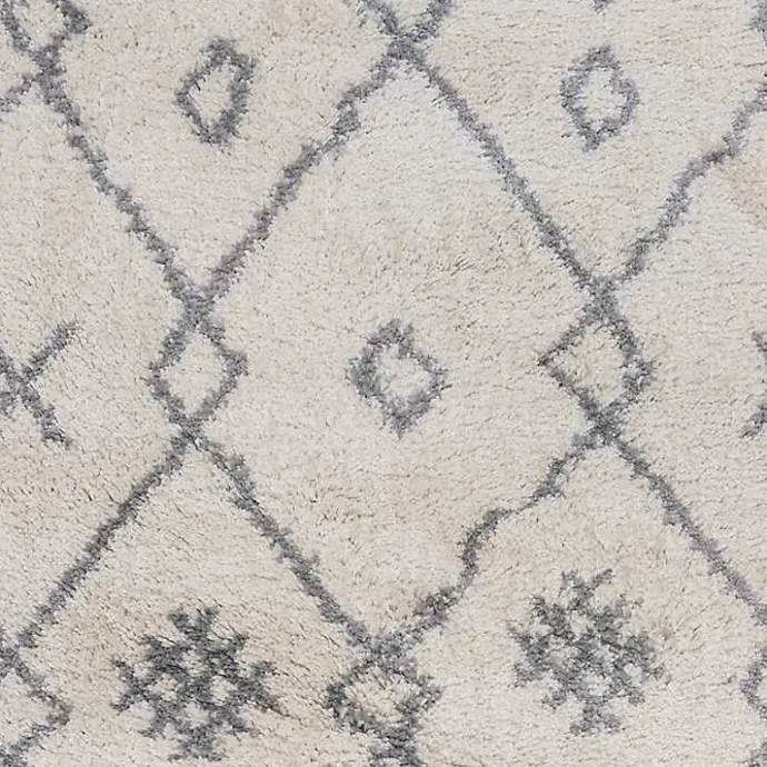 Kirklands Home Geometric Area Rug, 5x8 Ivory
