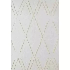 Hot Kirklands Home Geometric Queen Coverlet Ivory