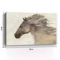Clearance Kirklands Home Ivory Into the Wind Canvas Art Print, 60x40 in.
