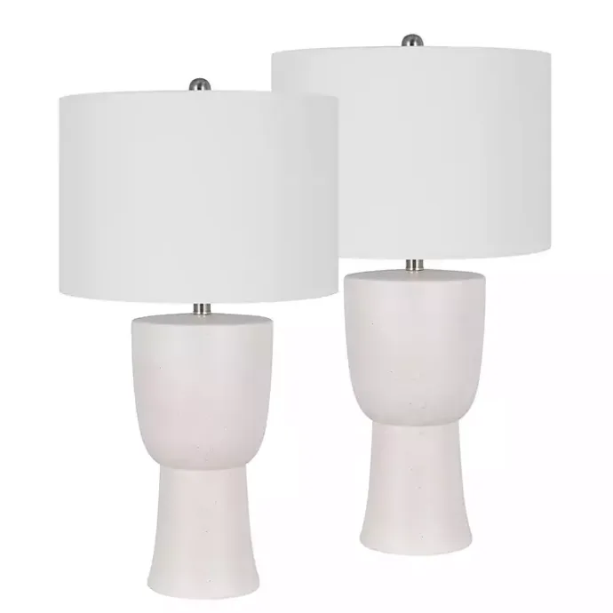 Online Kirklands Home Ivory Maddie Table Lamps, Set of 2 White