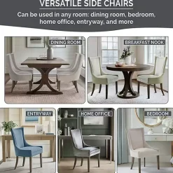 New Kirklands Home Madison Park Ultra Dining Chairs, Set of 2 Ivory