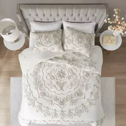 Sale Kirklands Home Medallion Full/Queen 3-pc. Comforter Set Ivory