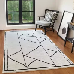 Hot Kirklands Home Ivory Moroccan Area Rug, 7x9