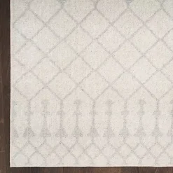 Kirklands Home Moroccan Washable Runner, 2x12 Ivory
