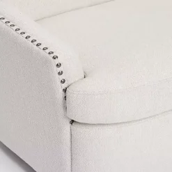Online Kirklands Home Nailhead Wingback Swivel Accent Chair Ivory