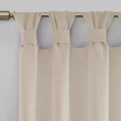 Best Kirklands Home Rosette Tab Top Curtain Panel, 84 in. Ivory