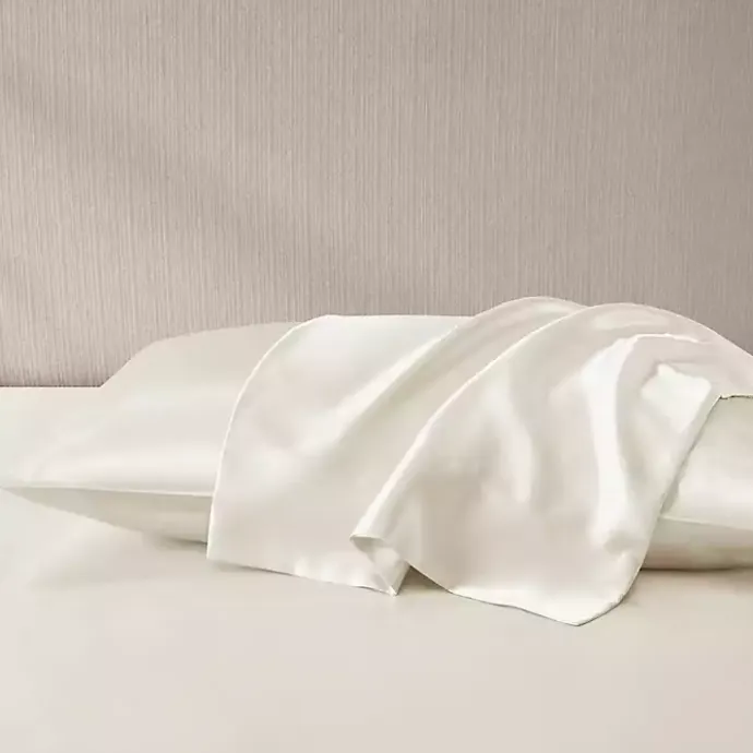 Sale Kirklands Home Satin King 2-pc. Pillow Case Set Ivory