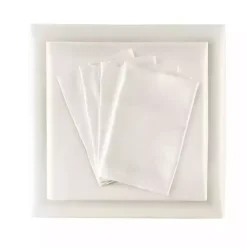 Clearance Kirklands Home Satin 6-pc. Full Sheet Set Ivory
