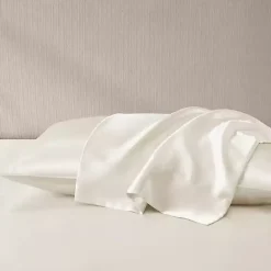 Clearance Kirklands Home Satin Standard 2-pc. Pillow Case Set Ivory