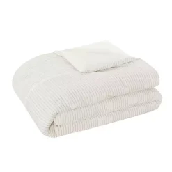 Kirklands Home Seersucker 3-pc. Full/Queen Comforter Set Ivory