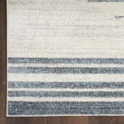 Kirklands Home Ivory Striated Sphere Washable Area Rug, 6x9
