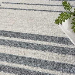 Online Kirklands Home Ivory Striated Sphere Washable Area Rug, 7x10