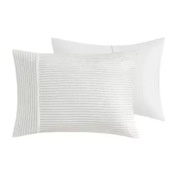 Discount Kirklands Home Striped Oversized King 3-pc. Comforter Set Ivory