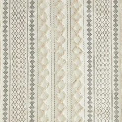 Outlet Kirklands Home Textured Chenille Shower Curtain Ivory