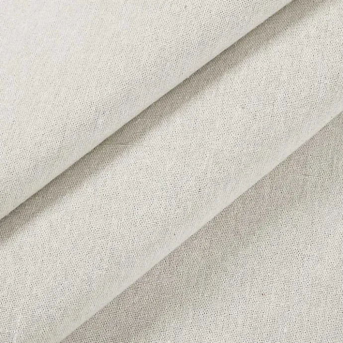 Sale Kirklands Home Top Knotted Burlap Curtain Panel Set, 95 in. Ivory