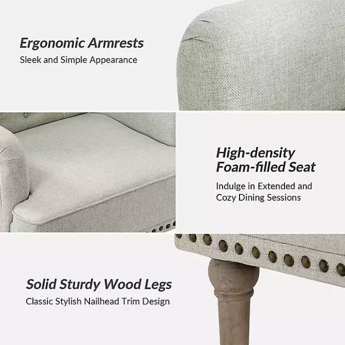 Hot Kirklands Home Tufted Britt Accent Chair Ivory
