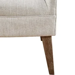 Online Kirklands Home Tufted Curved Accent Chair Ivory