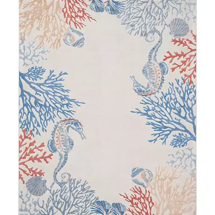 Hot Kirklands Home Ivory Underwater Paradise Area Rug, 7x9