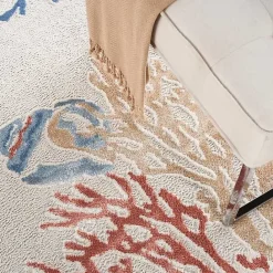 Hot Kirklands Home Ivory Underwater Paradise Area Rug, 7x9