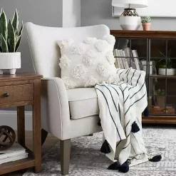 Best Kirklands Home Upholstered Armchair Ivory