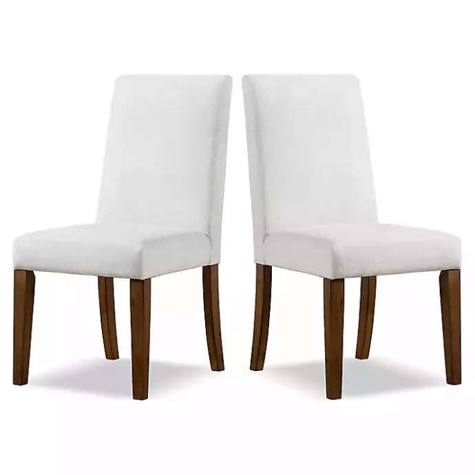 Online Kirklands Home Upholstered Katie Dining Chairs, Set of 2 Ivory