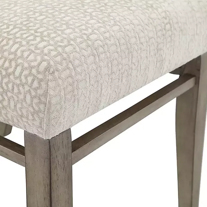 Clearance Kirklands Home Upholstered Wooden Dining Chairs, Set of 2 Ivory