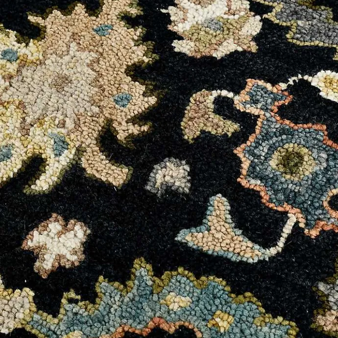 Online Kirklands Home Jackson Black Hand-Tufted Area Rug, 5x7