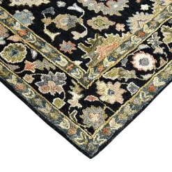 Discount Kirklands Home Jackson Black Hand-Tufted Area Rug, 8x10