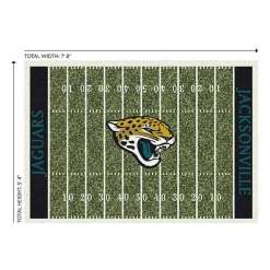 Sale Kirklands Home Jacksonville Jaguars Home Field Area Rug, 6x8
