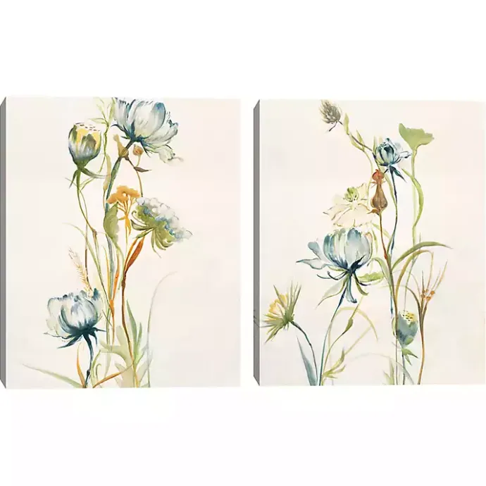 New Kirklands Home Jardine Late Summer Canvas Art Prints, Set of 2